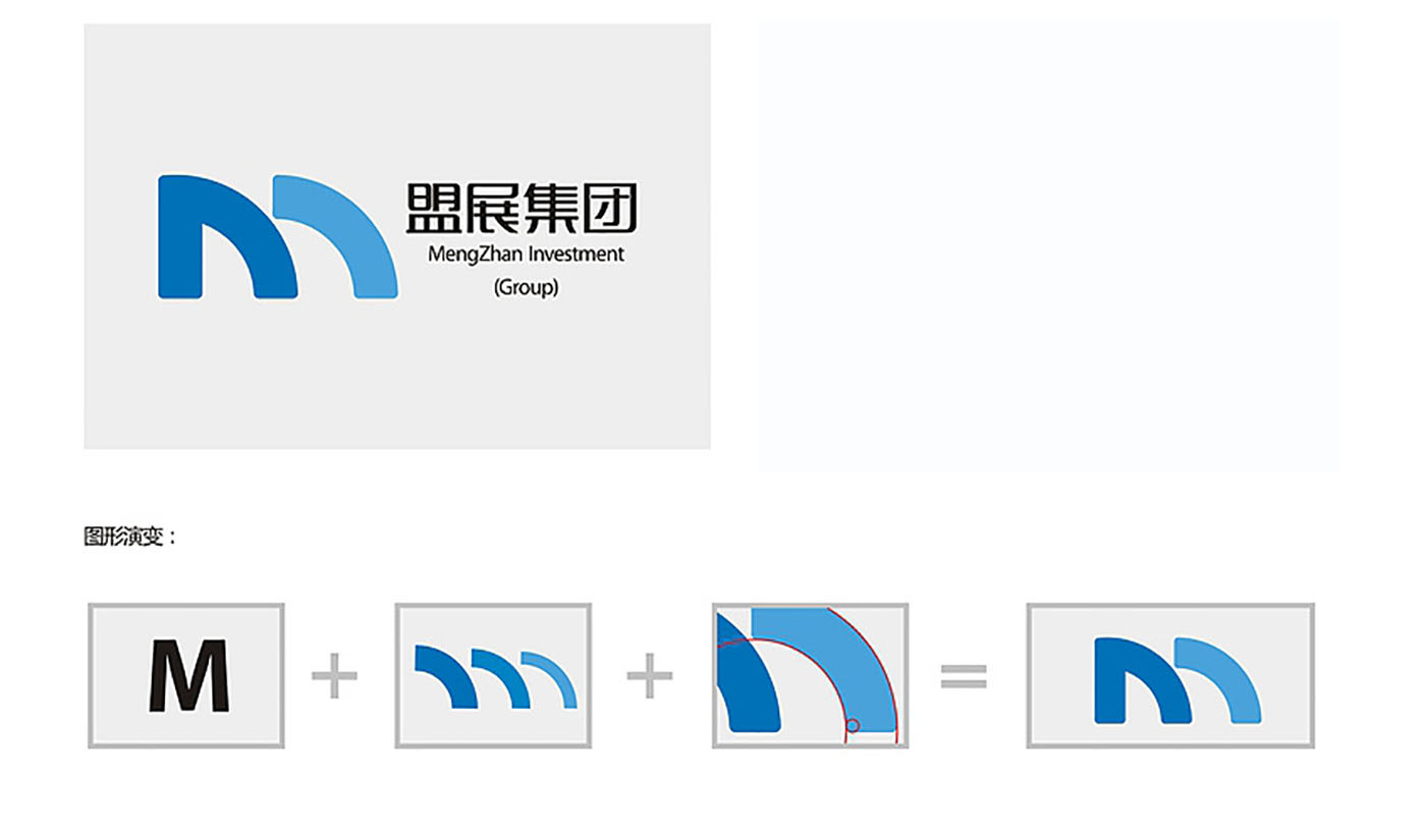 盟展集團VI設計-投資集團VI設計公司